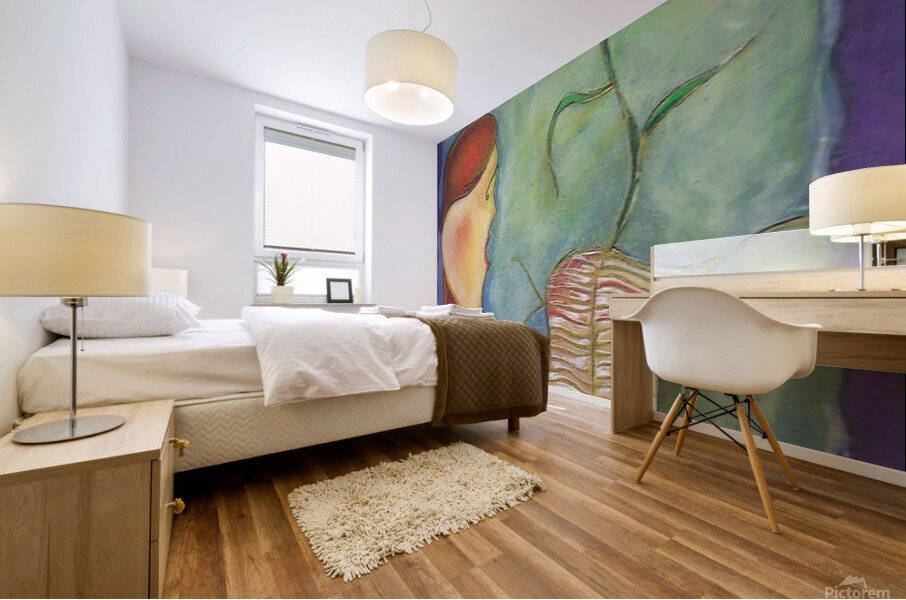 LE COURRIER Mural print