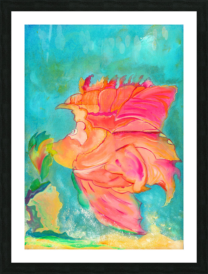 POISSON CORAIL Picture Frame print