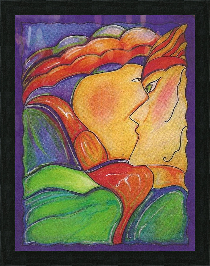 RENCONTRES Picture Frame print