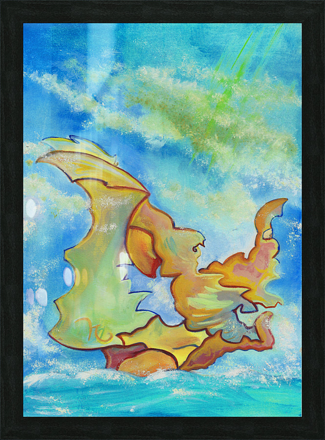  LE CHAR DE NEPTUNE Picture Frame print