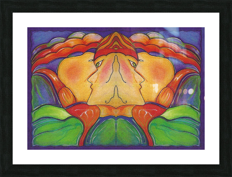 La rencontre 2 Picture Frame print