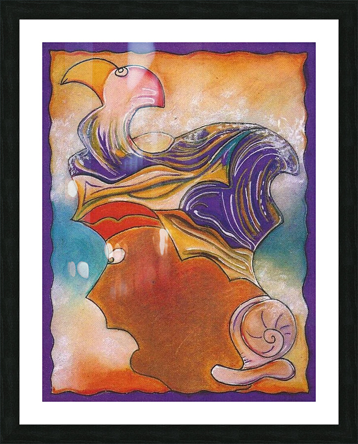 La peiode des vents Picture Frame print
