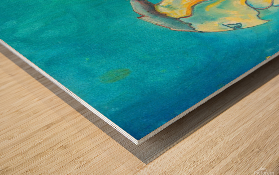  LES ABYSSES Wood print