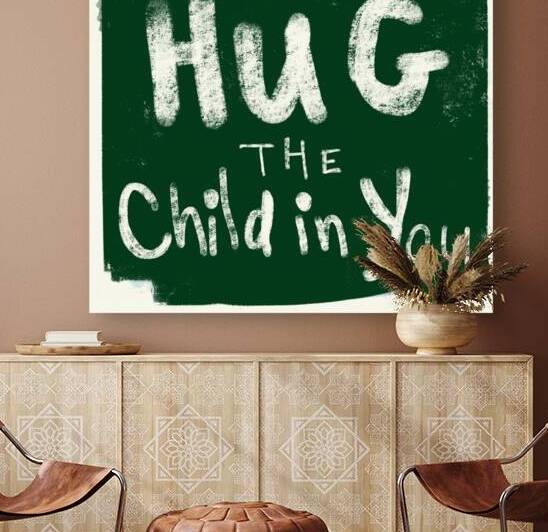 Hug the child in you Forest  by Mary Lindseth