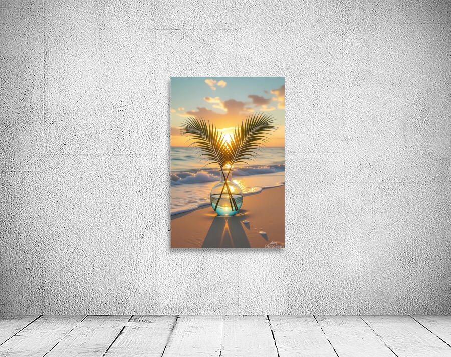 Sunset Reflections in Paradise up Wall Preview