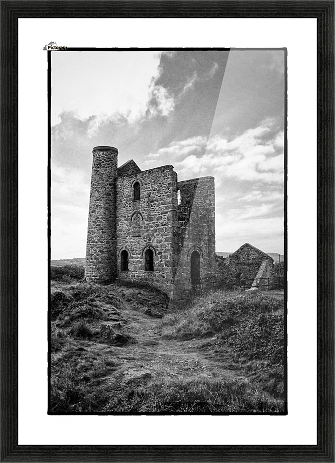 Tin Mine Cornwall Picture Frame print