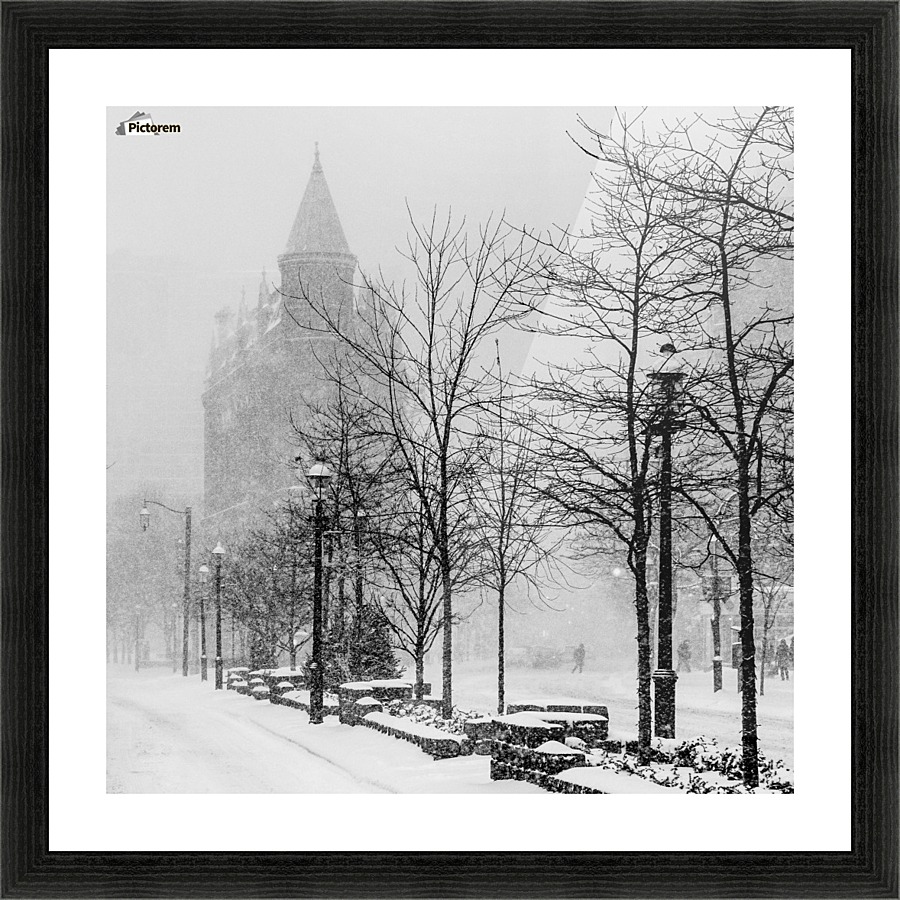 Gooderham in Winter Picture Frame print