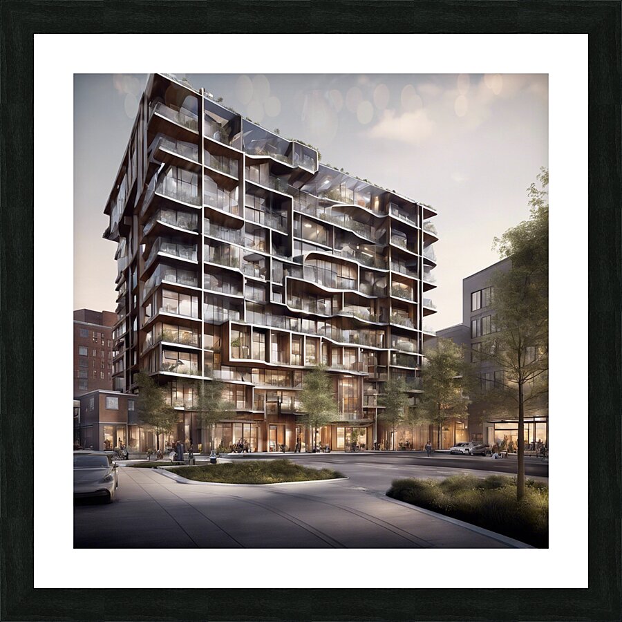 Innovative mixed use development featuring Picture Frame print