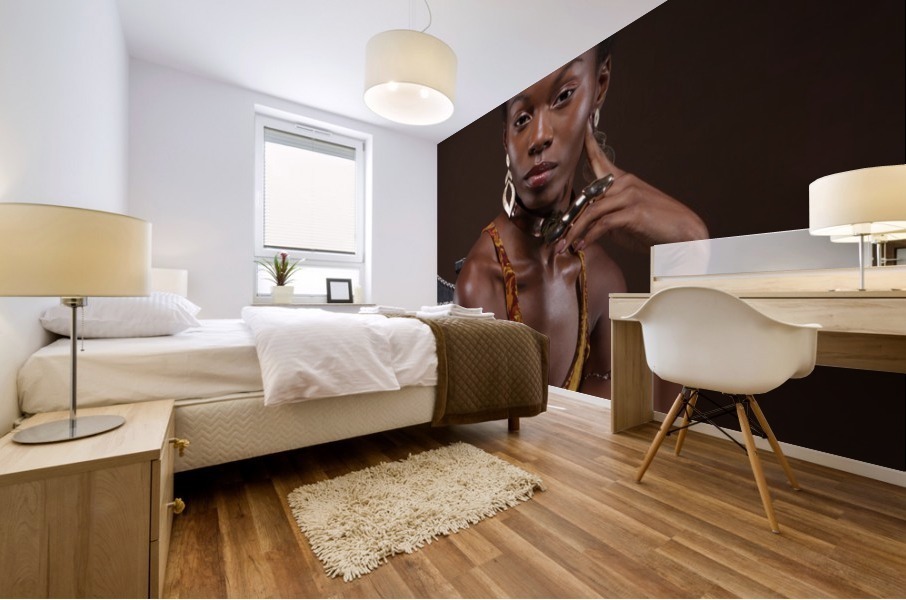 Black Queen Mural print