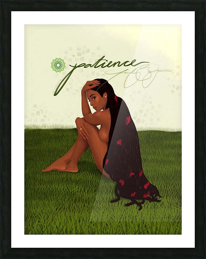 Patience Picture Frame print