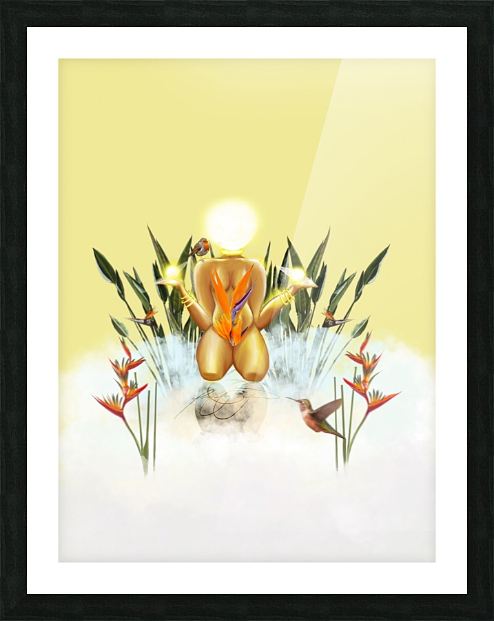 Sun Goddess Picture Frame print
