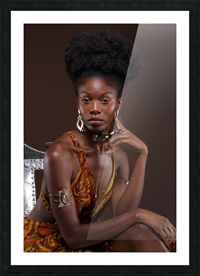 Black Queen Picture Frame print