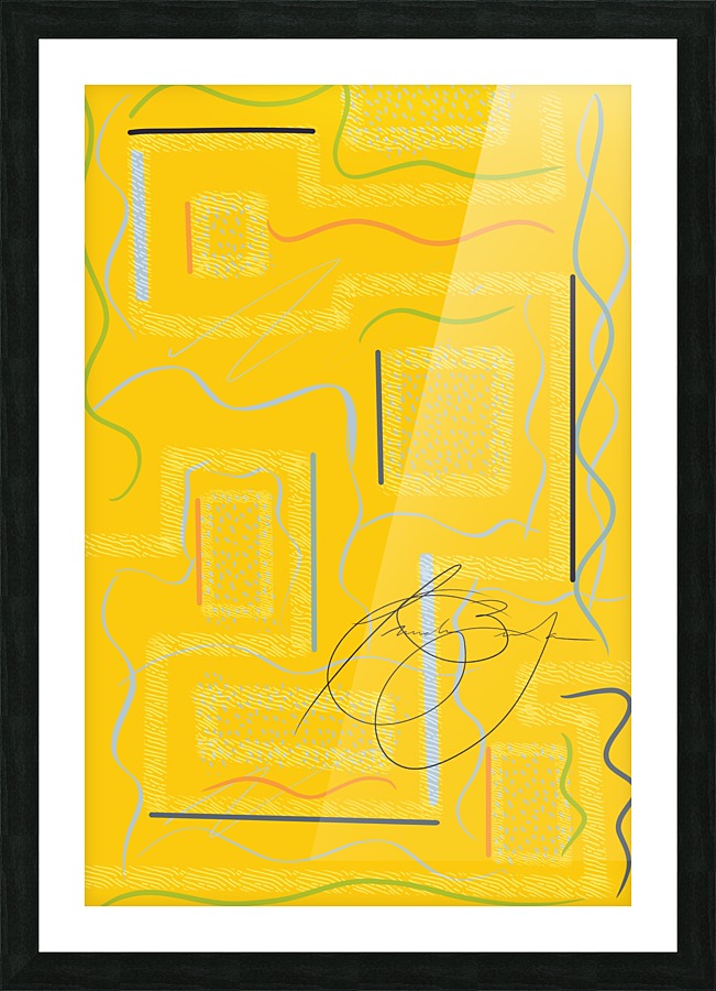 Be a noodle Picture Frame print