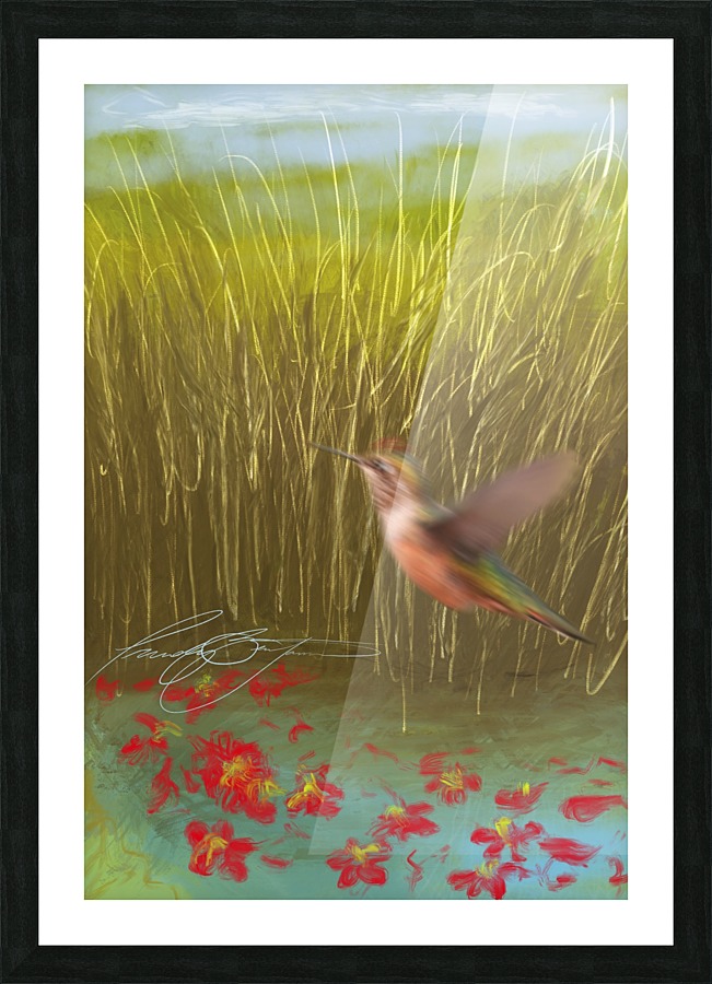 Hummingbird Picture Frame print
