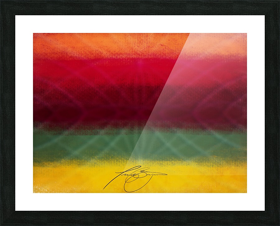 Flag Picture Frame print