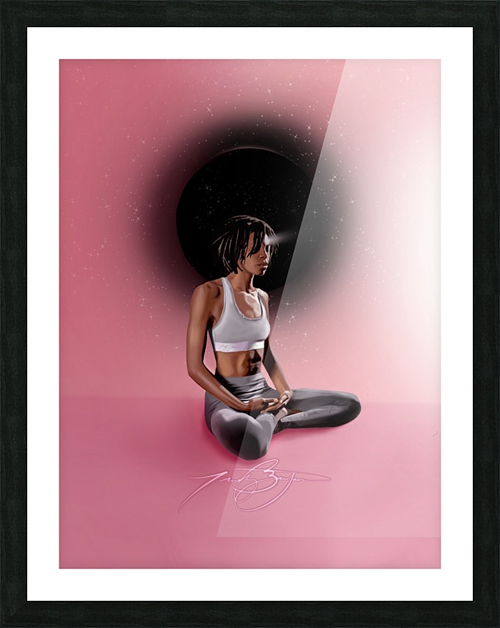 Meditation Picture Frame print