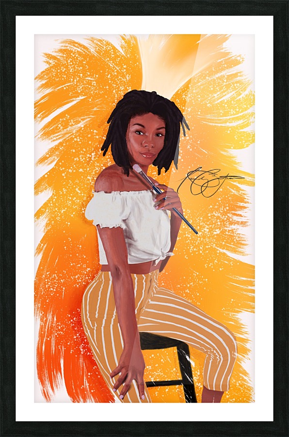 Painter Picture Frame print