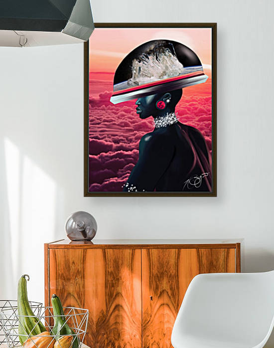 Crystal Woman by Afrocentric Painter