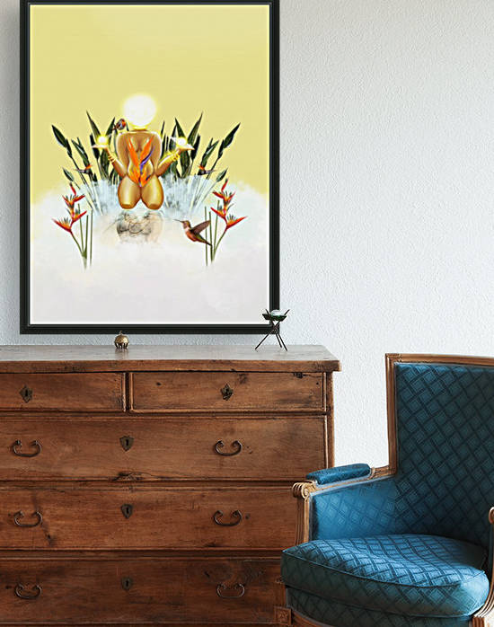Sun Goddess by Afrocentric Painter