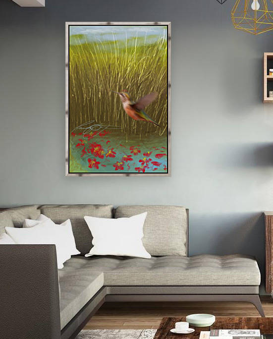 Hummingbird by Afrocentric Painter