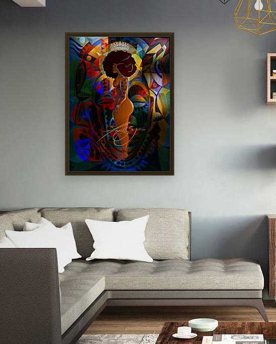 Queen by Afrocentric Painter