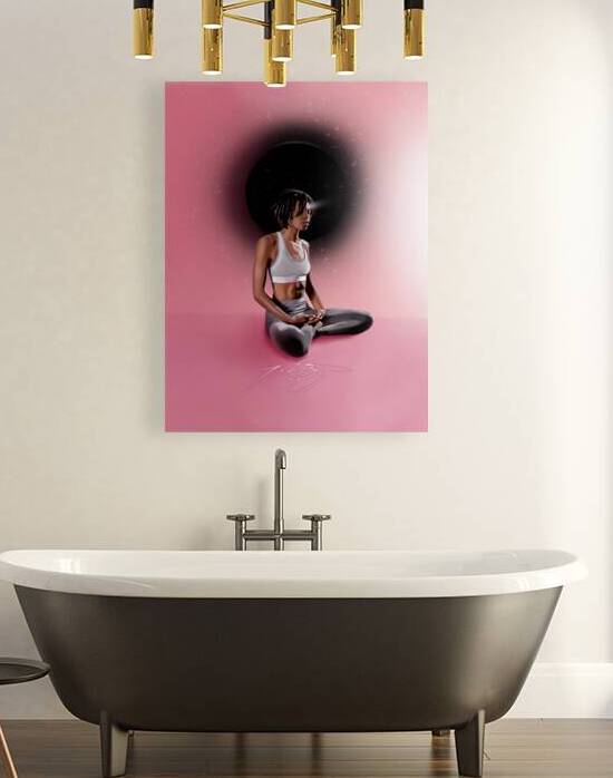 Meditation by Afrocentric Painter