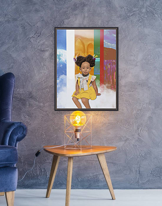 child by Afrocentric Painter