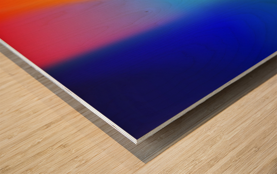 Aura Wood print