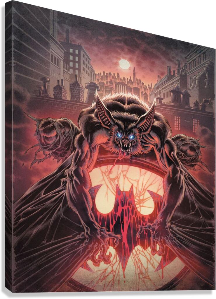 Bat Man Canvas Print