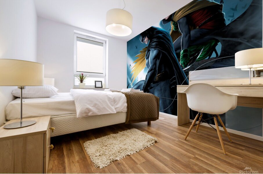 Bat Man Mural print