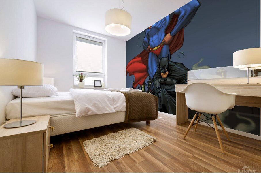 Bat Man Mural print