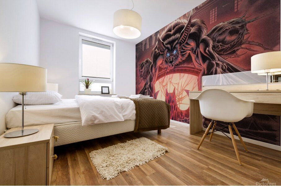 Bat Man Mural print