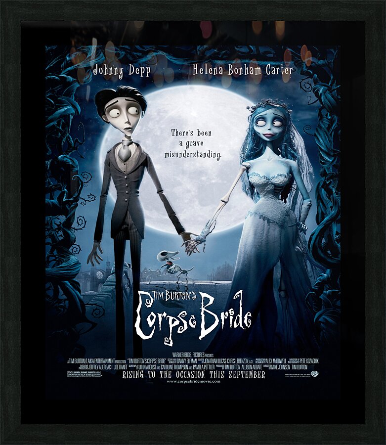 Corpse Bride Picture Frame print