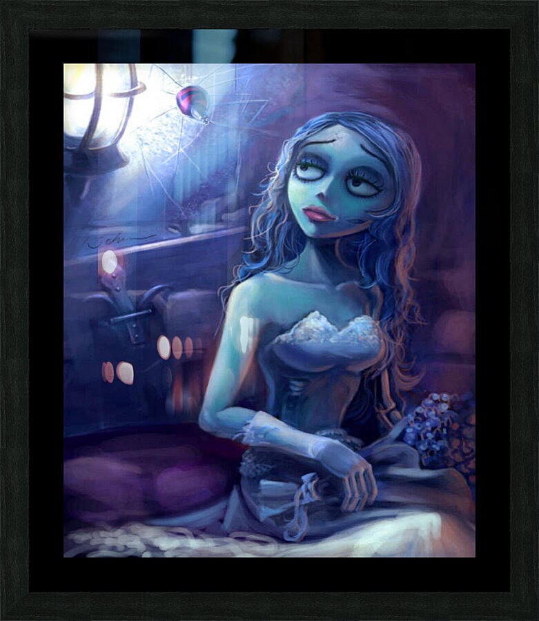 Corpse Bride Picture Frame print