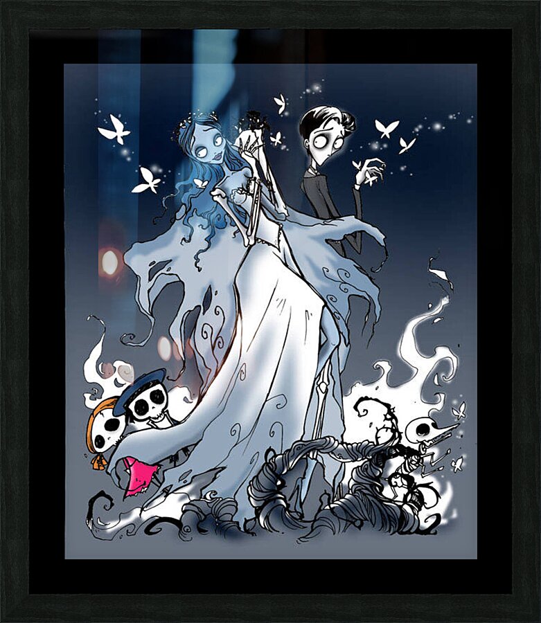 Corpse Bride Picture Frame print