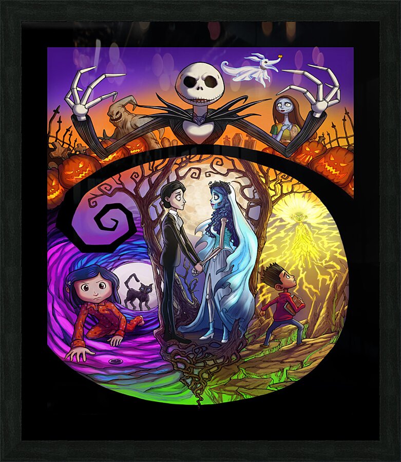 Corpse Bride Picture Frame print