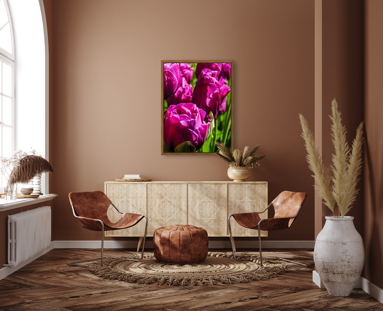 Super Closeup Spring Tulip Flowers from Keukenhof in the Netherlands 21 of 36 Reproduction