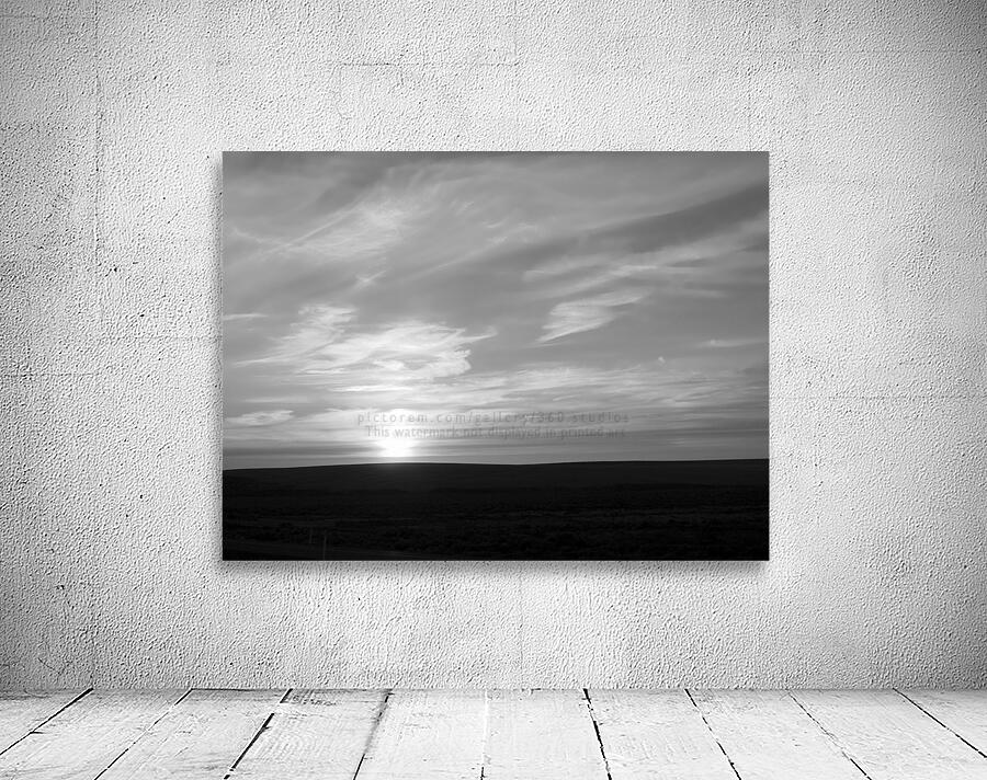 BW Wyoming Sunset Wall Preview