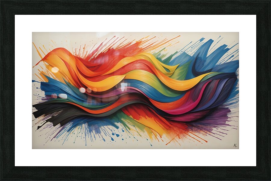 regnbagsvag Picture Frame Printing