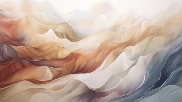 Abstract Geologic Flow Digital Download