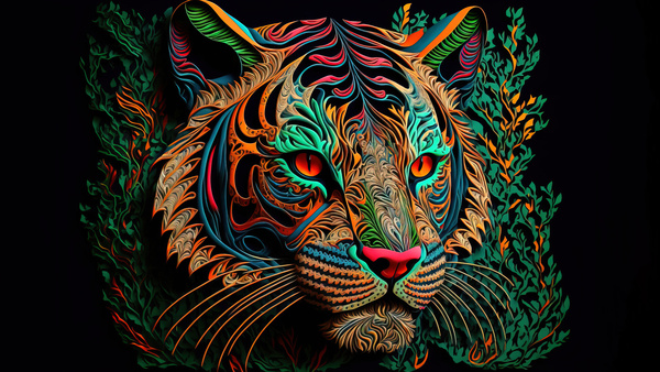Tiger Patterns Digital Download