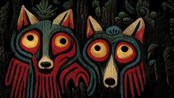Two Wolves Digital Download