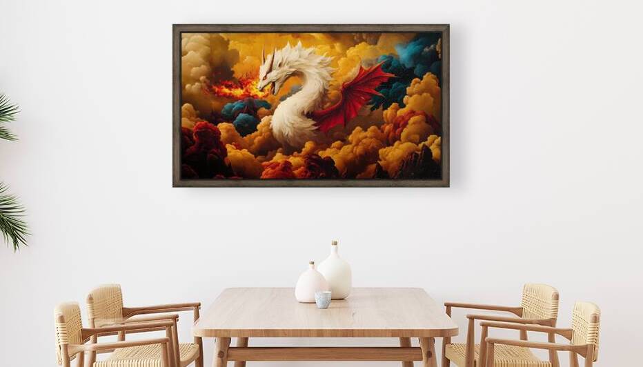 Winged Dragon of the Clouds by Dan Canopy