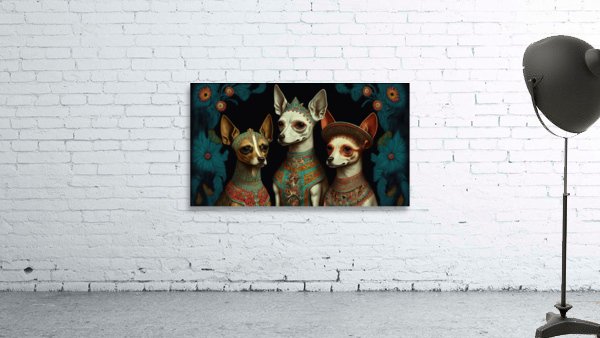Tres Perros Wall Preview