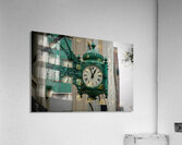 Chicago Corner Clock Acrylic Print