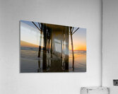 Sunset Under the Pier - Oceanside CA Acrylic Print