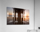 Soft Golden Sunset - Oceanside CA Acrylic Print