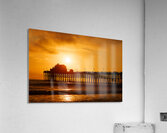 Amber Blaze - Oceanside Pier CA Acrylic Print