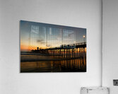 Pierside Ocean Rays - Oceanside CA Acrylic Print