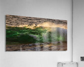 Emerald Wave Textures II - Keoneloa Bay Kauai Impression acrylique